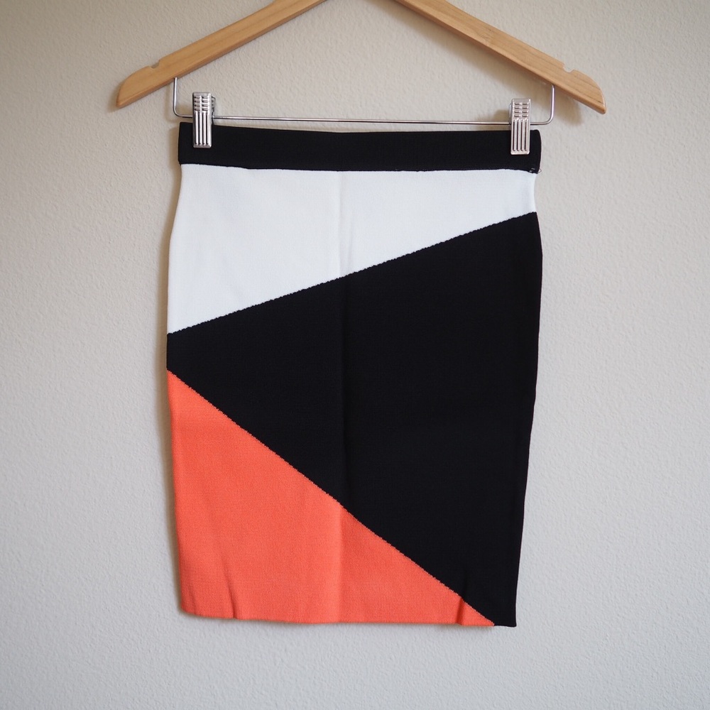 NEW Ronny Kobo Geometric Skirt